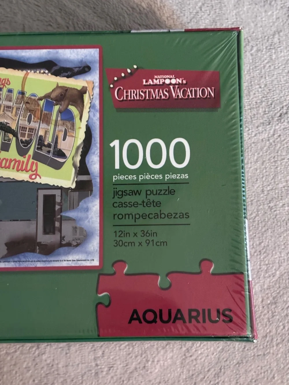 Merry Clarkmas Jigsaw Puzzle 1000-Piece Aquarius National Lampoon Christmas NEW
